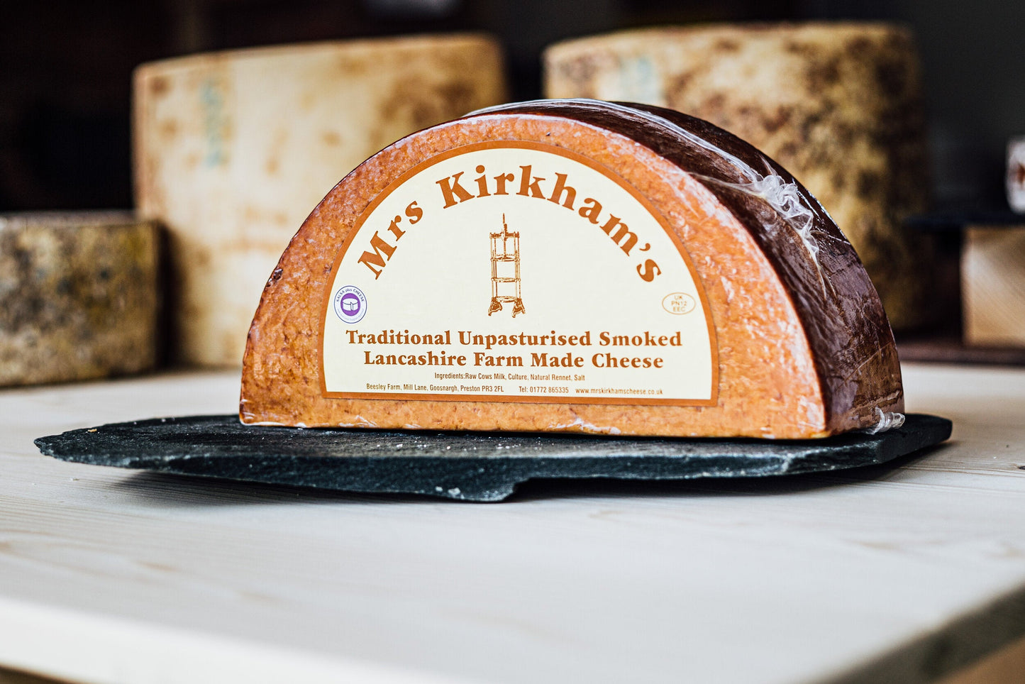 Mrs Kirkham's Smoked Lancashire - Christmas Selection