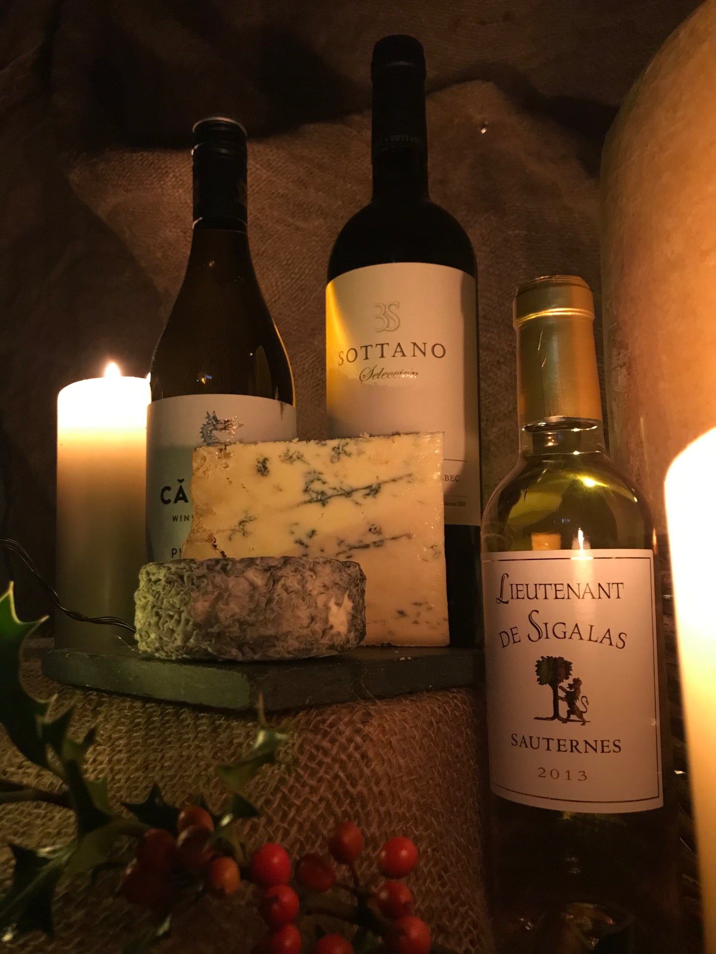 Christmas Cheese and Wine Evening
