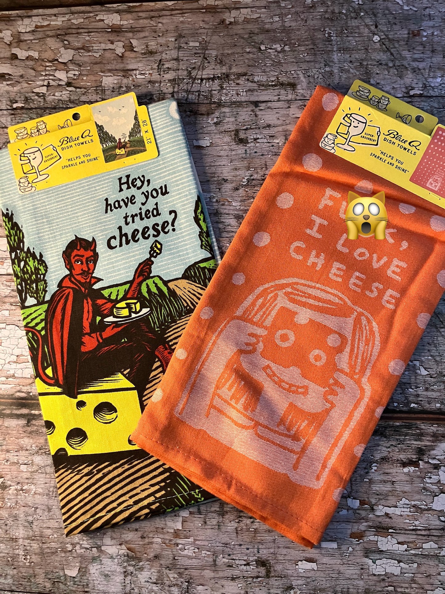 Cheese Lovers Tea Towels